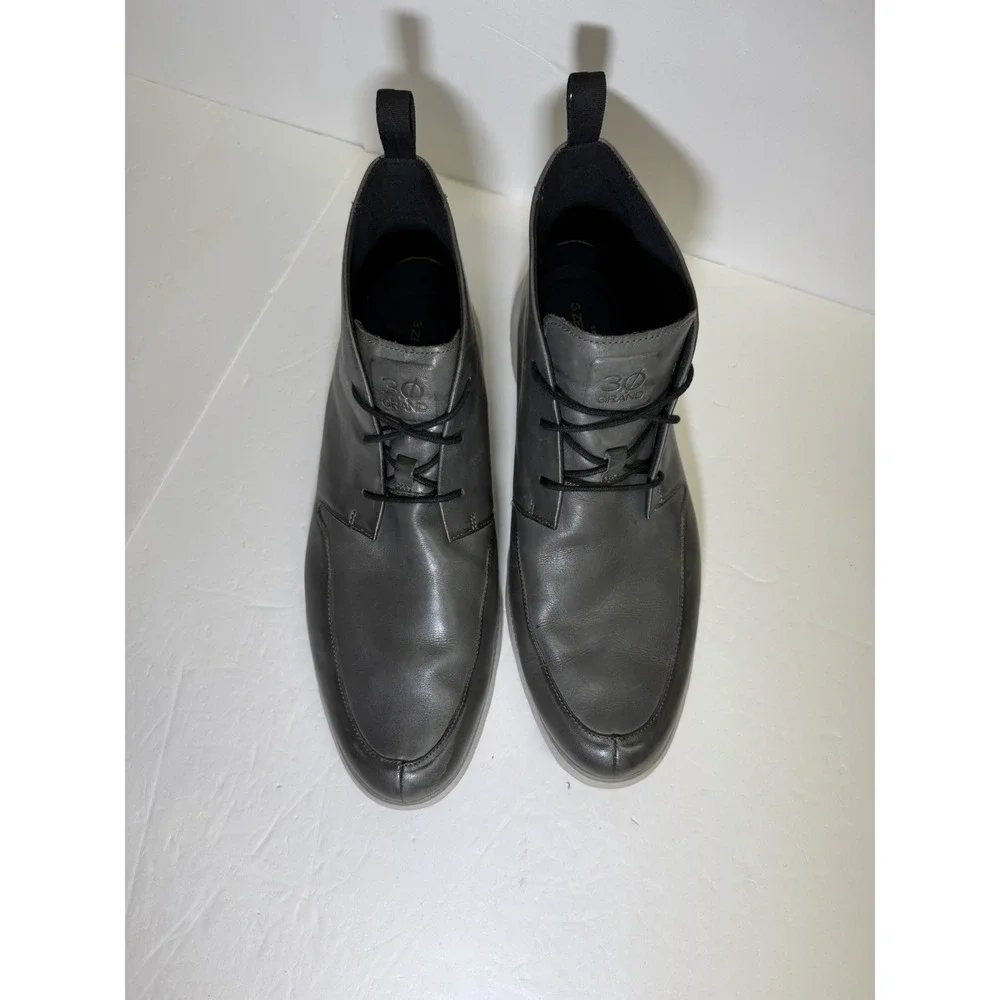 COLE HAAN 3.0 Zerogrand Chelsea Gray Waterproof Leather  display picture 1